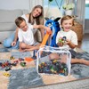 4 Pcs Toy Storage, Toy Storage Bags, Zip Bags For