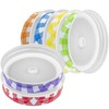Southern Homewares SH-10234 Mason Jar Lids Gingham with Hole, One
