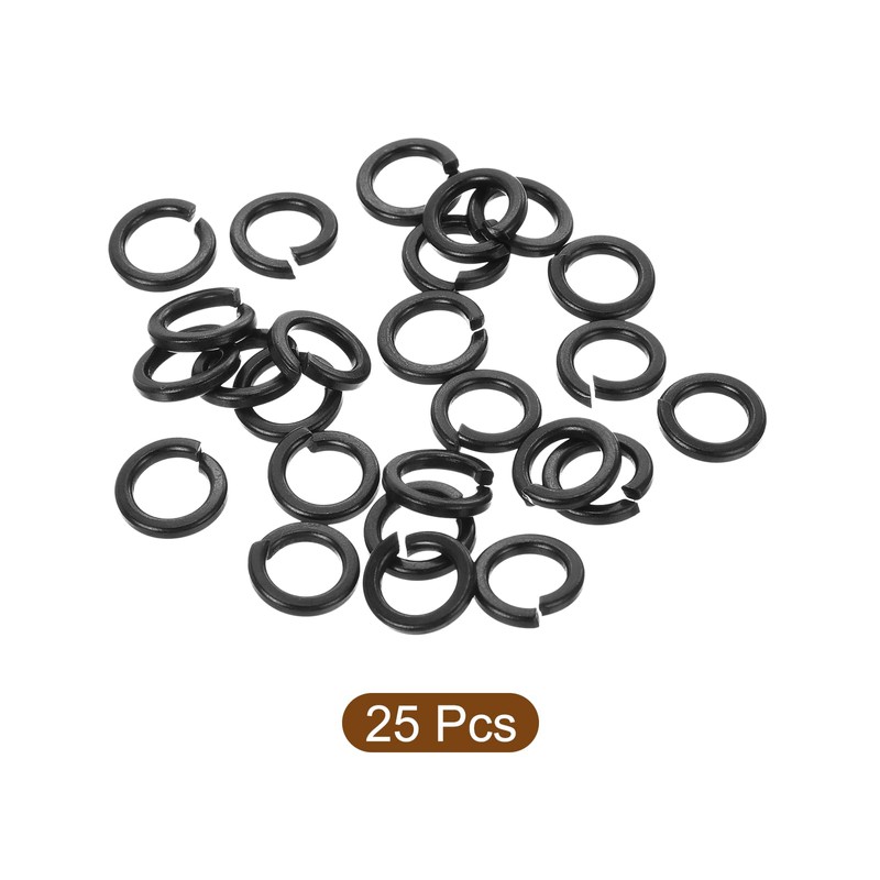 uxcell Split Lock Washer, M6 304 Stainless Steel Spring Lock