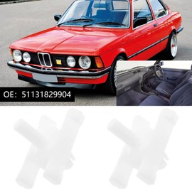 ECSiNG 30Pcs Door Moulding Strip Trim Clips Replacement 51131829904 Compatible with 3 Series E21 E30 5 Series E12 Trim Clip Mounting Clips