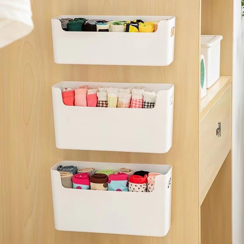 LANSKYWARE 2 Pack Cabinet Organizer Storage, Adhesive Over Cabinet Door