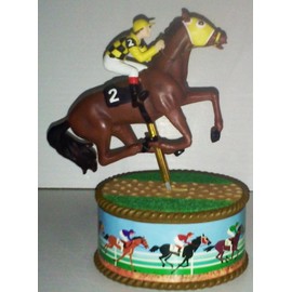 Horse and Jockey Music Box