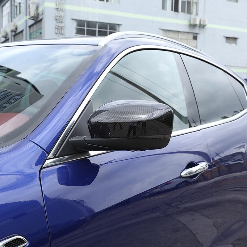 Door Sideview Mirror Cover Cap Compatible with Maserati Levante, Car