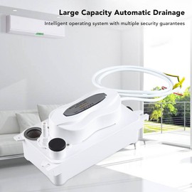 Fockety HAVC Condensate Pump, 100‑240V 100L/H Automatic Condensate Removal Pump with Safety Switch & 0.6L Tank, Quiet AC Condensate Removal for HVAC, Air Conditioner, Furnace, Dehumidifier