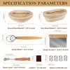 TNELTUEB Bread Proofing Basket Set, Incl 10'' Round & 9.6''