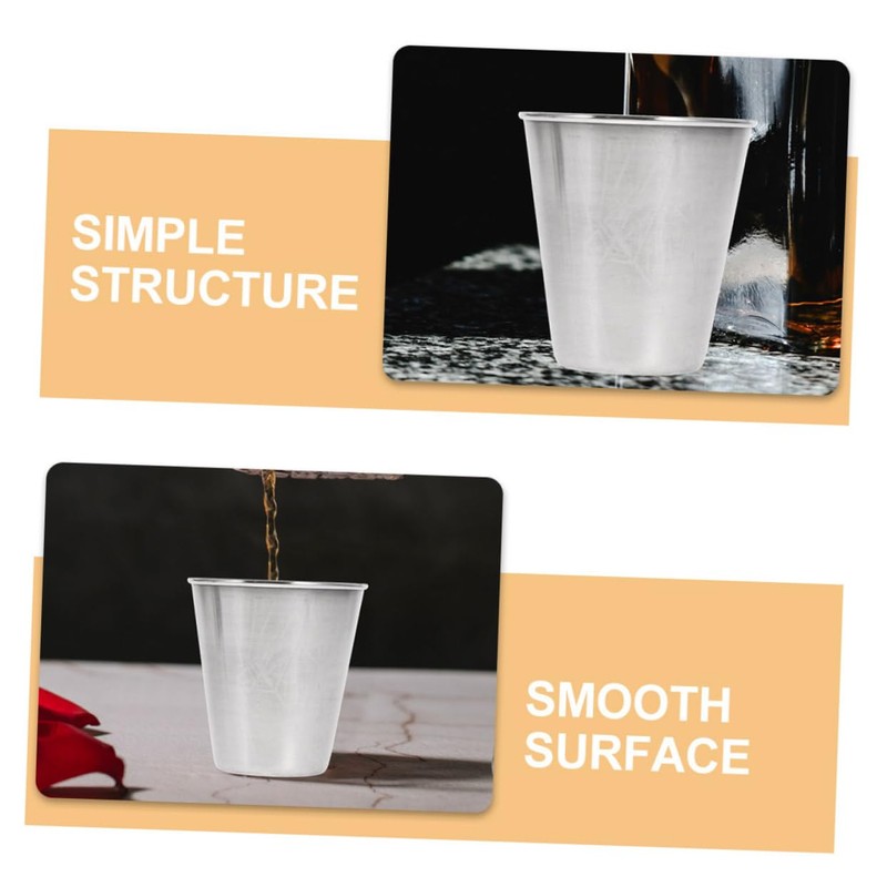 LABRIMP 2pcs Beverage Cups Tiny Juice Cups for Outdoor Use