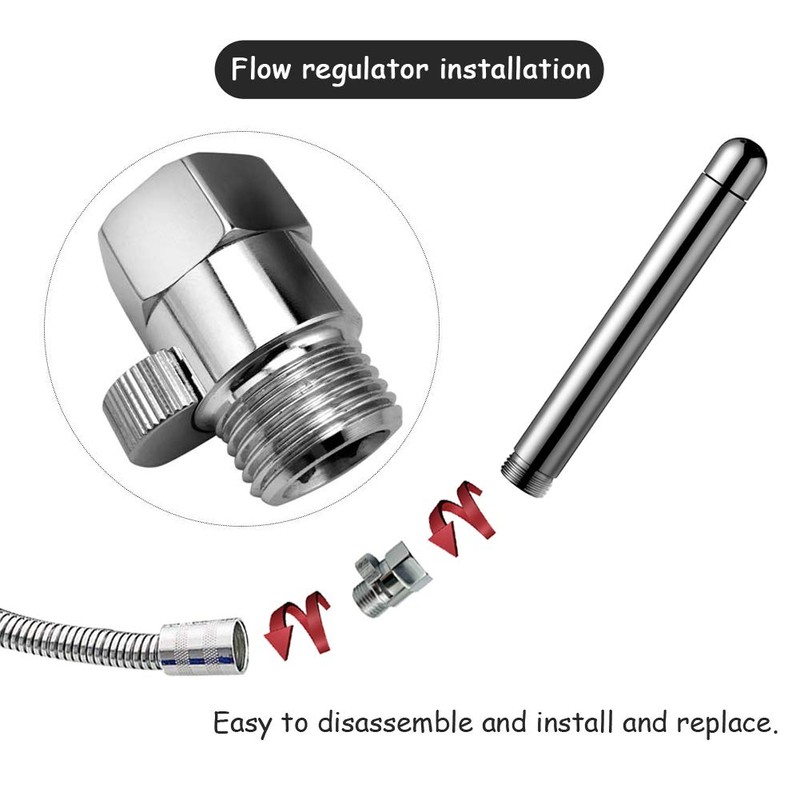 Shower System Kits, 3-Piece Enema Set with Shower Head for