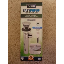 Waterworks PF WaterWorks Sink/Lavatory Pop-Up Drain For Sinks W/ Overflow Chrome PF0732-CH