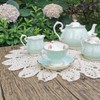 Phantomon 20 Inch Lace Doilies Placemats Handmade Crochet Round Coasters