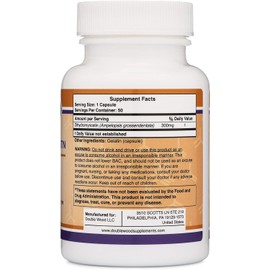 Dihydromyricetin (DHM) 50 Capsules, 300mg, Alcohol Consumption Support Supplement (Third Party Tested) Made in the USA by Double Wood Supplements (DHM Depot)