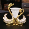 Swan Shape Dinnerware Set Light Luxury Exquisite Elegant Swan Shape