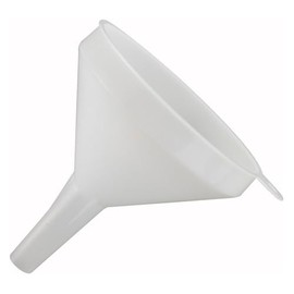 Winco Plastic Funnel, 4 1/4-Inch Diameter, White, Medium