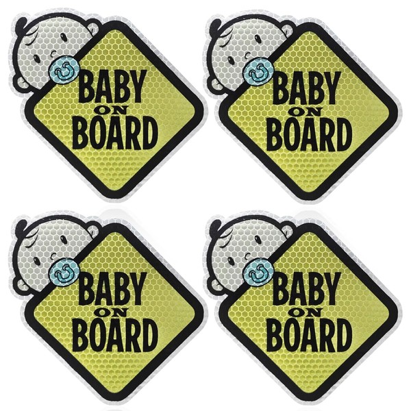 Baby On Board Car Sticker Decal, Waterproof & Strong Adhesive