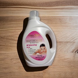 Gluta White beauty face out dark spots goat milk shower bath .2000ml
