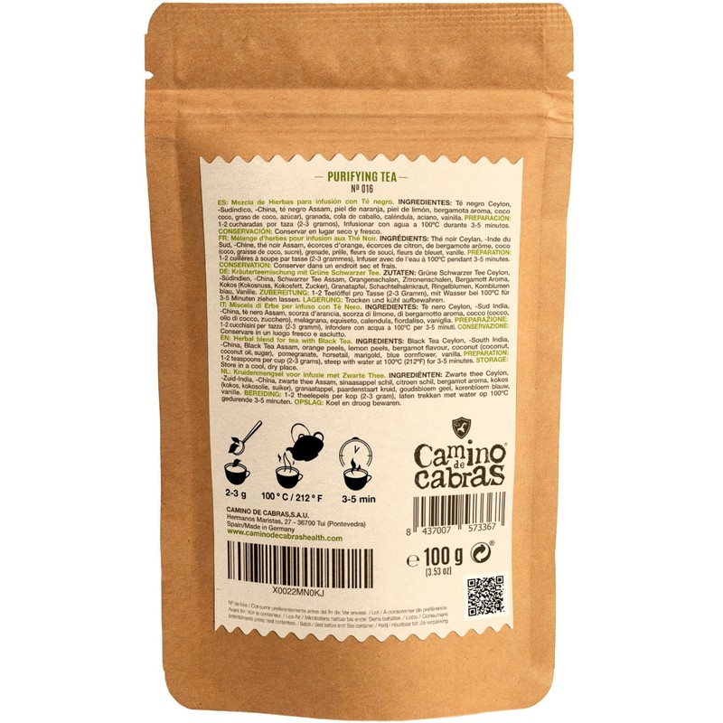 Earl Grey Tea Loose Leaf CAMINO DE CABRAS® | Liver