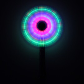 The Glow Company Light Up Flashing Rainbow Windmill (1 Pack)