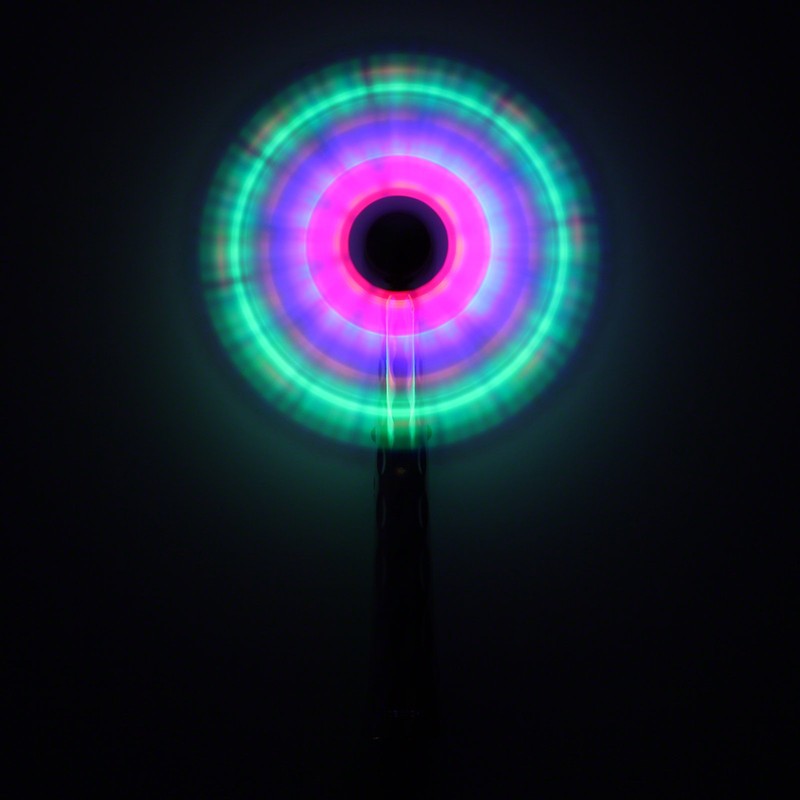 The Glow Company Light Up Flashing Rainbow Windmill (1 Pack)