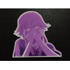 Yuno Gasai Future Diary Yandere Eyes Glossy Sticker Anime Waterproof!