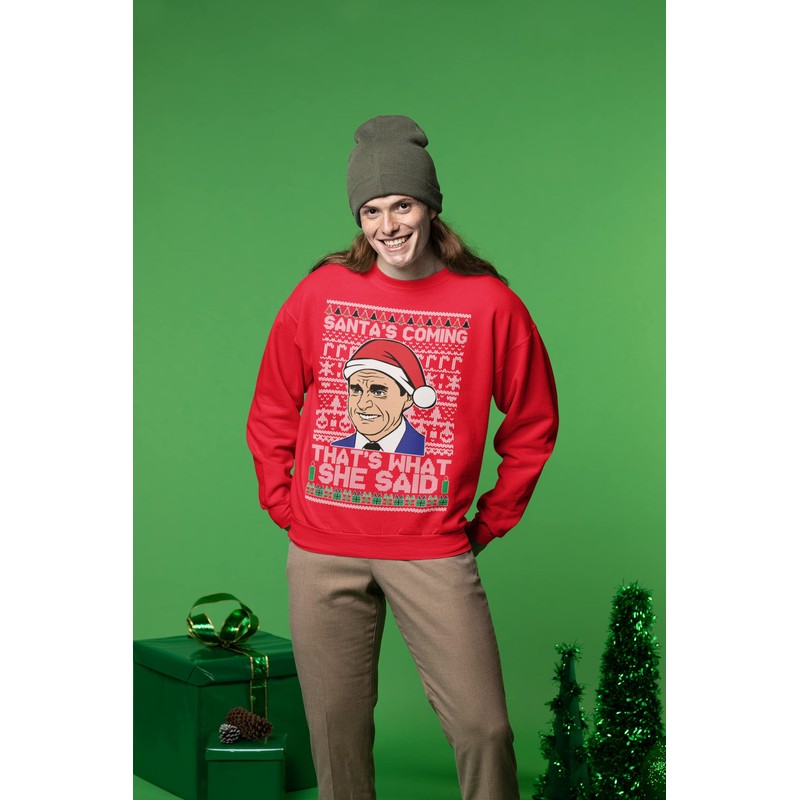 Wild Bobby Santas Coming That's What She Said Michael Scott