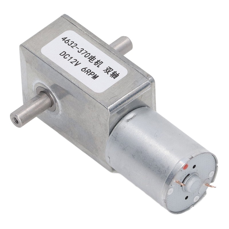 Turbo Worm Geared Motor 2 Shaft High Torsion Micro Gearbox
