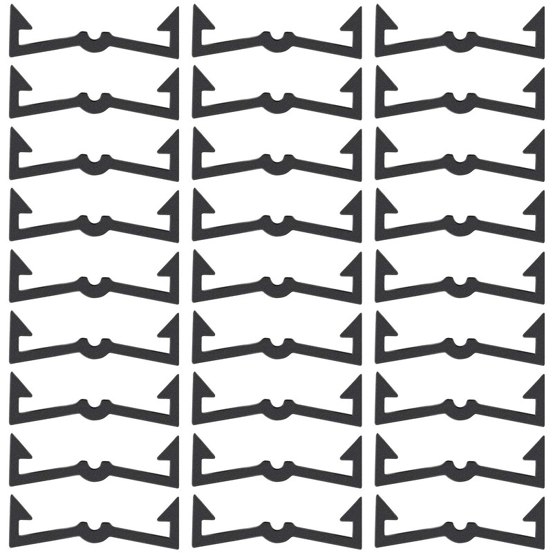 Pegboard Hook Locks Black Plastic Peg Hook Fixer Board Accessories