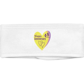'Happy 48 Years Anniversary' Beauty Head Band/Hair Band (HB00036582)