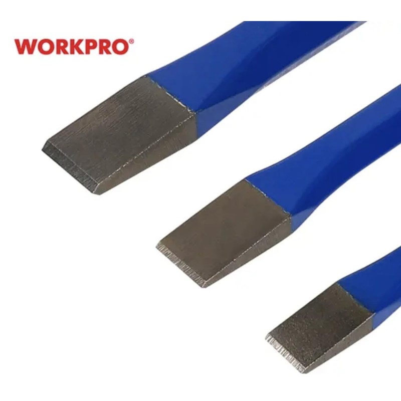 WORKPRO 3-teiliges Meißel-Set aus Eisen
