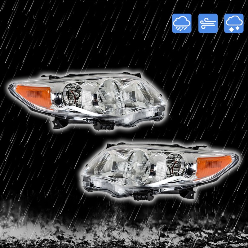 labwork Headlight Headlamp Assembly Replacement for Toyota Corolla 2011 2012