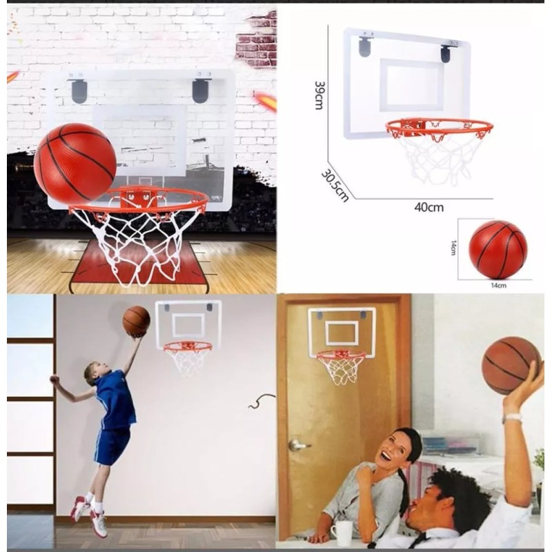 Openseason Set Basketball, Basquetbol Canasta Policarbonato, Niños Msi