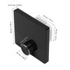 Thermostat ABS Black Smart Programmable WiFi Digital Touchscreen LCD Color