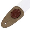 Levy's 2 inch Cotton Guitar Strap - White