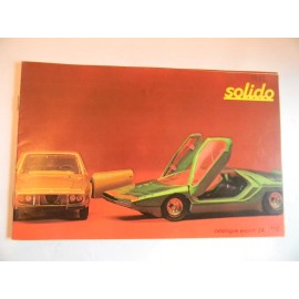 SOLIDO 1972 CATALOG - 24 PAGES