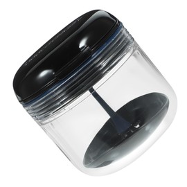 Gogogmee Box Cleaning Case Sealing Holder False Container Soak Container Travel Bathing Case Black