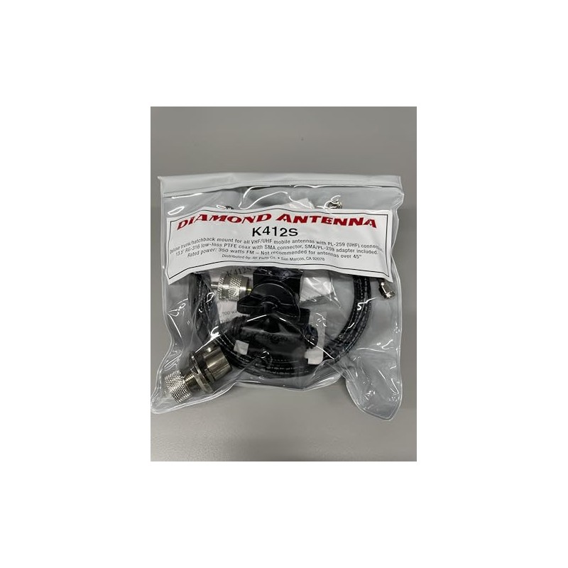 Diamond Antenna K412 Series Trunk and Hatchback Mounts K412S