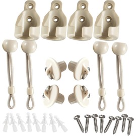 New Bungee kit + end caps Universal Replacement Mounting Brackets of Exterior Sun Shades Outdoor/Indoor Roller up Blinds