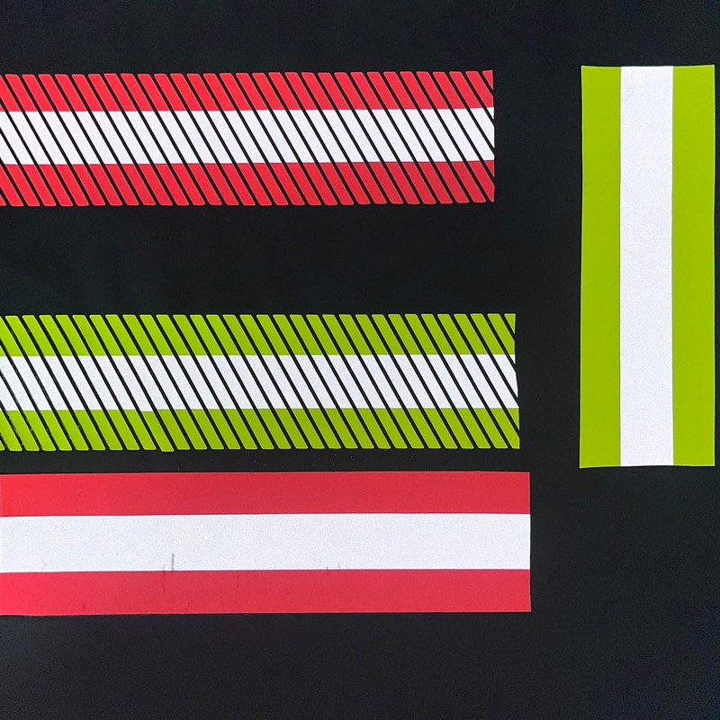NOZUONO High Visibility Reflective Heat Transfer Vinyl Iron On Tape