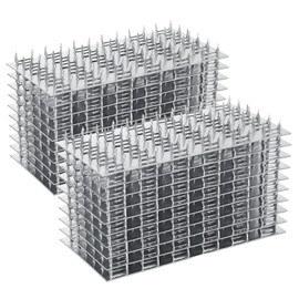 LOYORTY 20PCS Truss Plates, 3x6 Inch Pronged Truss Mending Plates, Repair Tie Plate Bracket with 9mm Nail Teeth for Wood Stud Roof Truss Timber