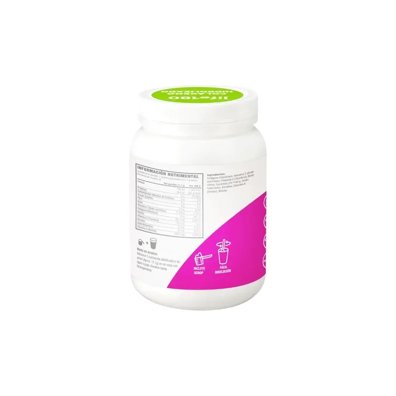 Colágeno Hidrolizado Biotina Vitamina E Keratina Life180 en Polvo de