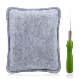 Namner Needle Felting Pad, Felting Mat with Felting Needles, Needle Felting Mat, Felting Needle and Mat, Needle Felt Tool Kit, Needle Felting Needles and Felting Pad, 4.9 * 6 Inches