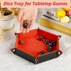 HiLLeo DND Dice Tray Hexagon Portable Folding Dice Rolling Tray