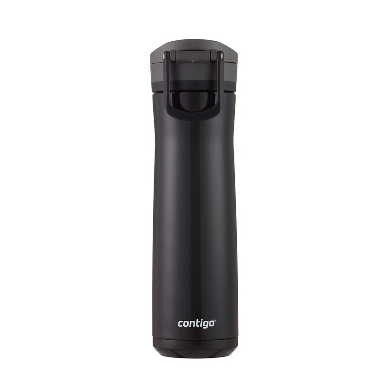 Contigo 2145170 AUTOPOP Botella de Agua, Regaliz, Negro, 24 oz