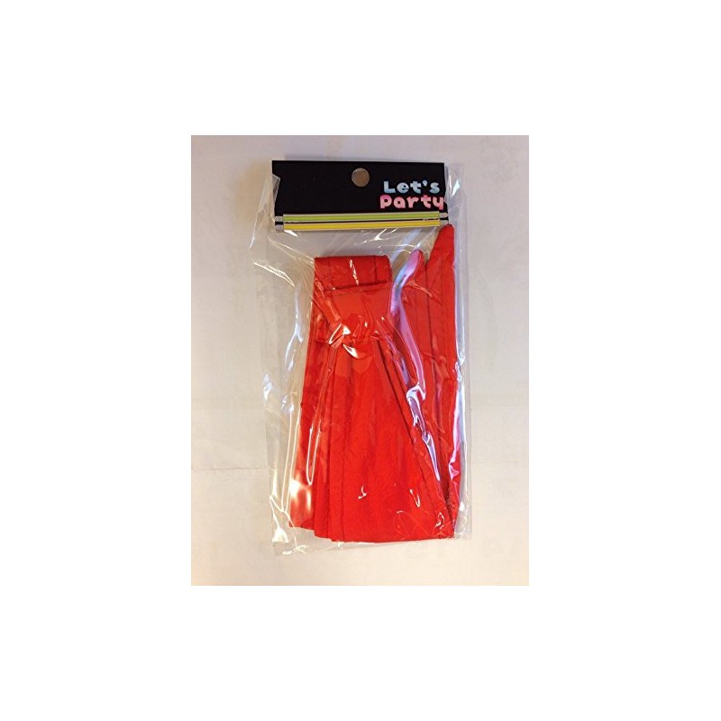 Power Up Hero Muffler Costume Accessories Red One Size Fits