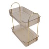 Double Layer Makeup Stand Modern Light Luxury 2 Tier Makeup