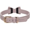 Flamingo NELA Purple Bow Collar - M | 36-44cm x