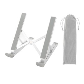 Laptop Stand Foldable Adjustable Design Aluminum Alloy Hollowed Out Laptop Holder for Home Dormitory Office
