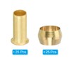 PATIKIL 5/16" Tube ID Compression Assortment Kit, 25 Set Brass