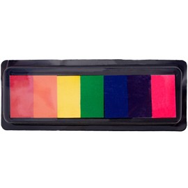 7 Color Rainbow Washable Ink Pad, Washable Finger Print Ink Pads Rainbow Fingerprint Stamp Pad for DIY Crafts Classroom Fabric Scrapbooking