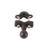 Motorcycle Handlebar Rail Ball Mount Base Kit Phone Holder Fixing