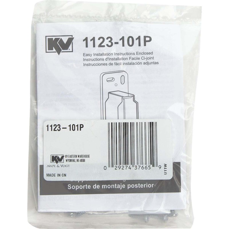 REAR MNT BRACK PLAS 6"L