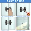 Gate Latch for Wooden Fence Heavy Duty, Barn Door Lock